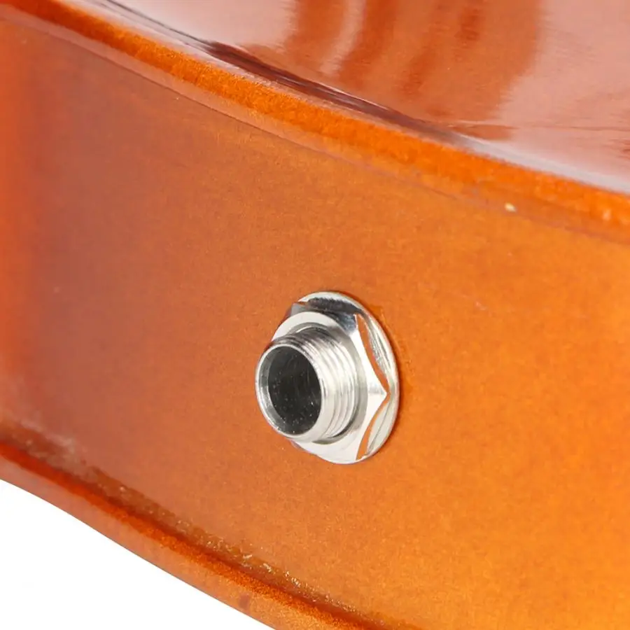 Professional Viola VA-E15 16 Inch Electro-Acoustic EQ Viola Kit with Bow Case Rosin Extra Strings Natural Color
