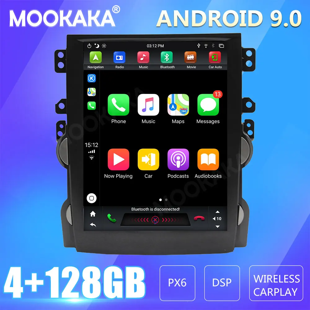 thumbnail image 1 of Para Chevrolet Malibu 2013-2015 Radio de coche Pantalla Navegación GPS 128 GB Android CARPLAY Reproductor multimedia Audio, 1 of 4