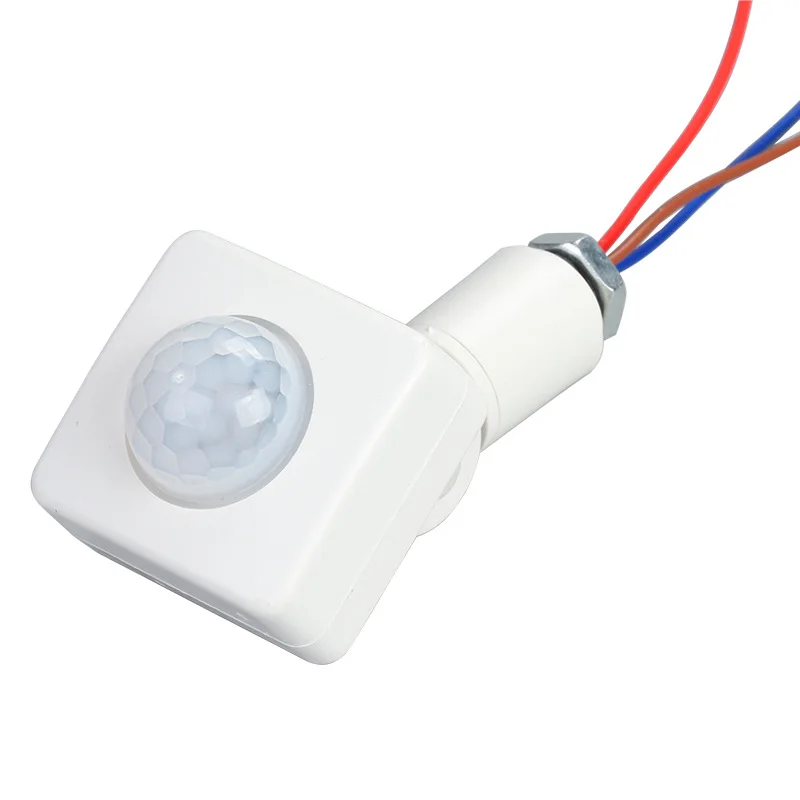 180 Degree Light Switch Outdoor Security PIR Infrared Motion Sensor Detector Movement Switch BlackWhite 110-240V (36)