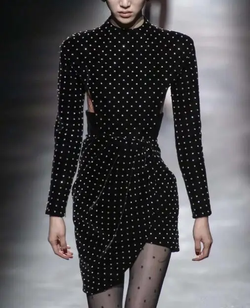 

Bodycon Black Dress Top Quality Sexy Women Night Club Fashion Elegant Evening Party Dresses