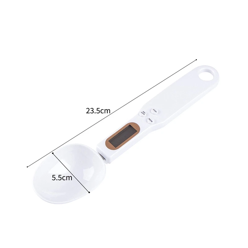 Mini Electronic Digital Spoon with Scale 500g/0.1g LCD Display Digital Kitchen Measuring Spoon Removable Kitchen Scales