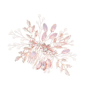 

1pc Wedding Hair Comb Chic Stylish Delicate Hair Decoration Photo Props Headdress Hair Piece for Woman Wedding