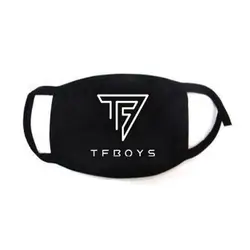 TFBOYS 3th Логотип Джексон Рой носить Пылезащитная Тканевая маска для лица Открытый аксессуар лучший подарок для друзей LXX62
