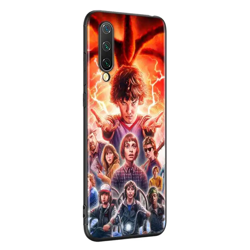 Черный силиконовый чехол из сериала очень странные для Xiaomi Mi A3 A2 A1 5X6X6 8 9 Lite 9SE CC9 F1 9T 9TPro Play чехол для телефона - Цвет: Style 02