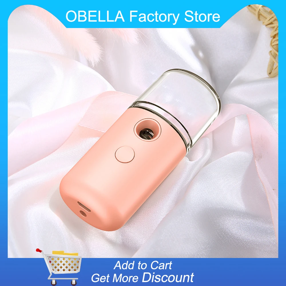 

Mini Nano Steamer Hydrating Face Mist Spray Nano Mister Facial Steamer Ultrasonic Ozone Face Sprayers Skin Care Machine