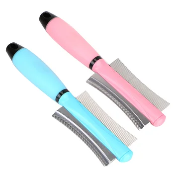 Pet Hair Comb Easy Deshedding Brush For Cat Grooming Tool Double-Sided For Long Small Hair Dog For Cat Dog Hair Remover 2