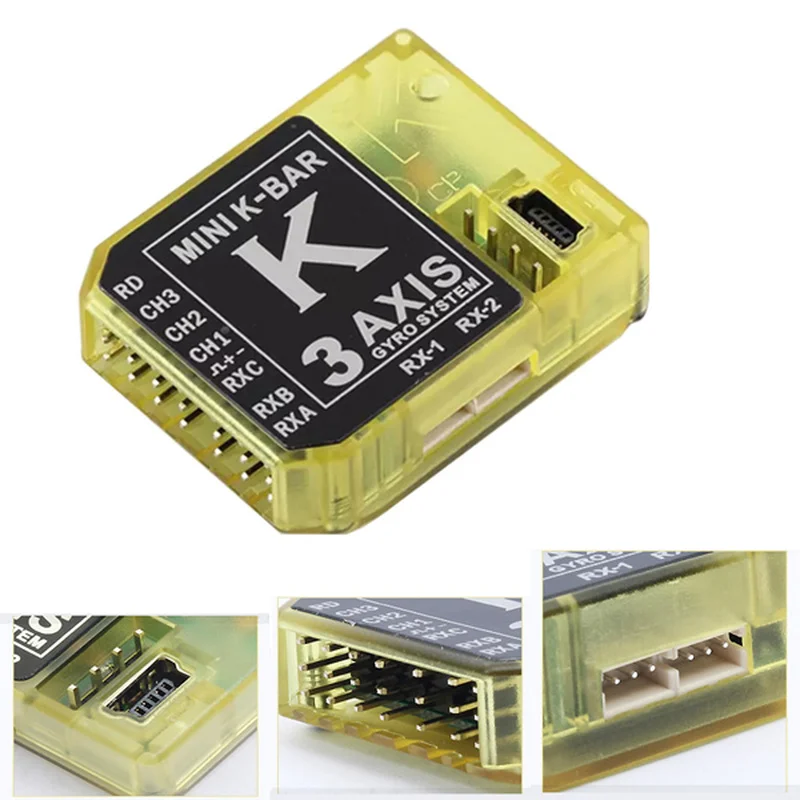 Гироскоп KBAR K8 V2 3-осевой стабилизатор системы Flybarless для радиоуправляемого дрона