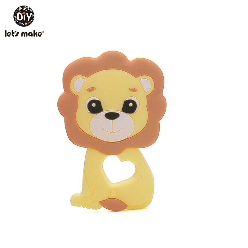 1ER129518 Let'S Make 1Pc Silicone Baby Teether Toddler Toys Diy Stroller Accessories For Pacifier Chain Owl Food Grade Toys Baby Teether - Цвет: 1ER129518