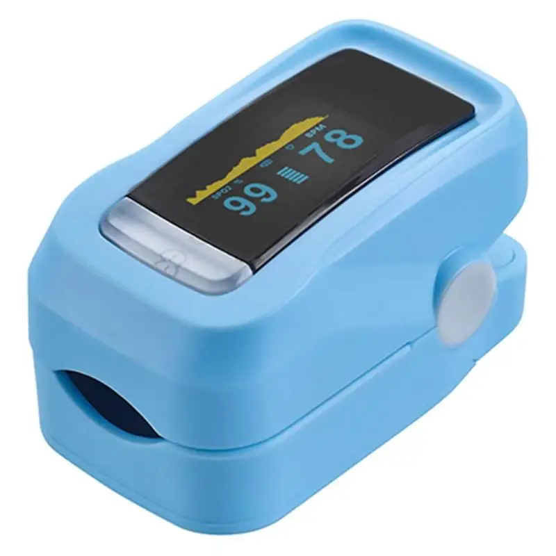 Sky Blue Bluetooth Пальчиковый Пульсоксиметр портативный Пальчиковый Пульсоксиметр De Dedo Pulso Oximetro пальцевой Пульсоксиметр - Цвет: Sky Blue