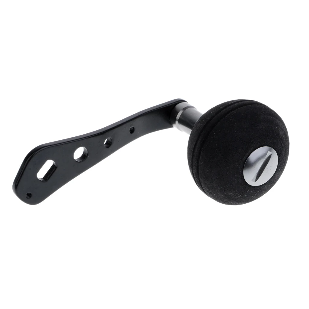 

Single Fishing Reel Handle Replacement Parts with Soft EVA Handle Knob for Baitcasting Reels, Easy to Install
