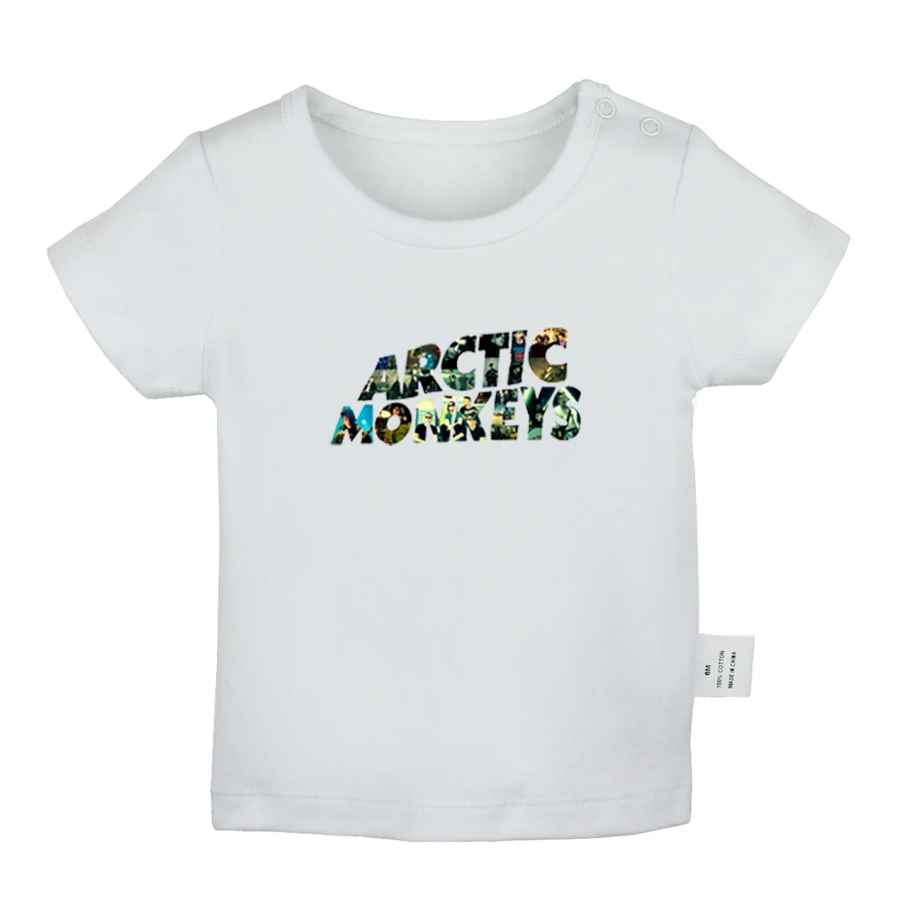 JbBabyYW231D Модные мышей и Для мужчин группа Arctic Monkeys Rock Band футболки для грудничков, для детей ясельного возраста Графический однотонные Цвет короткий рукав футболки - Цвет: JbBabyYW231D