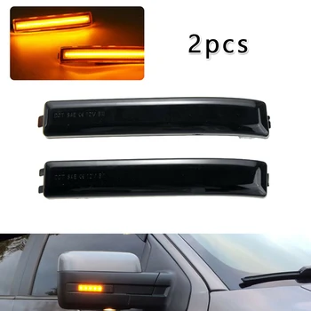 

12V Side Light 2pcs Mirror LED Reflector Turn Signal For Ford F150 2009-2014
