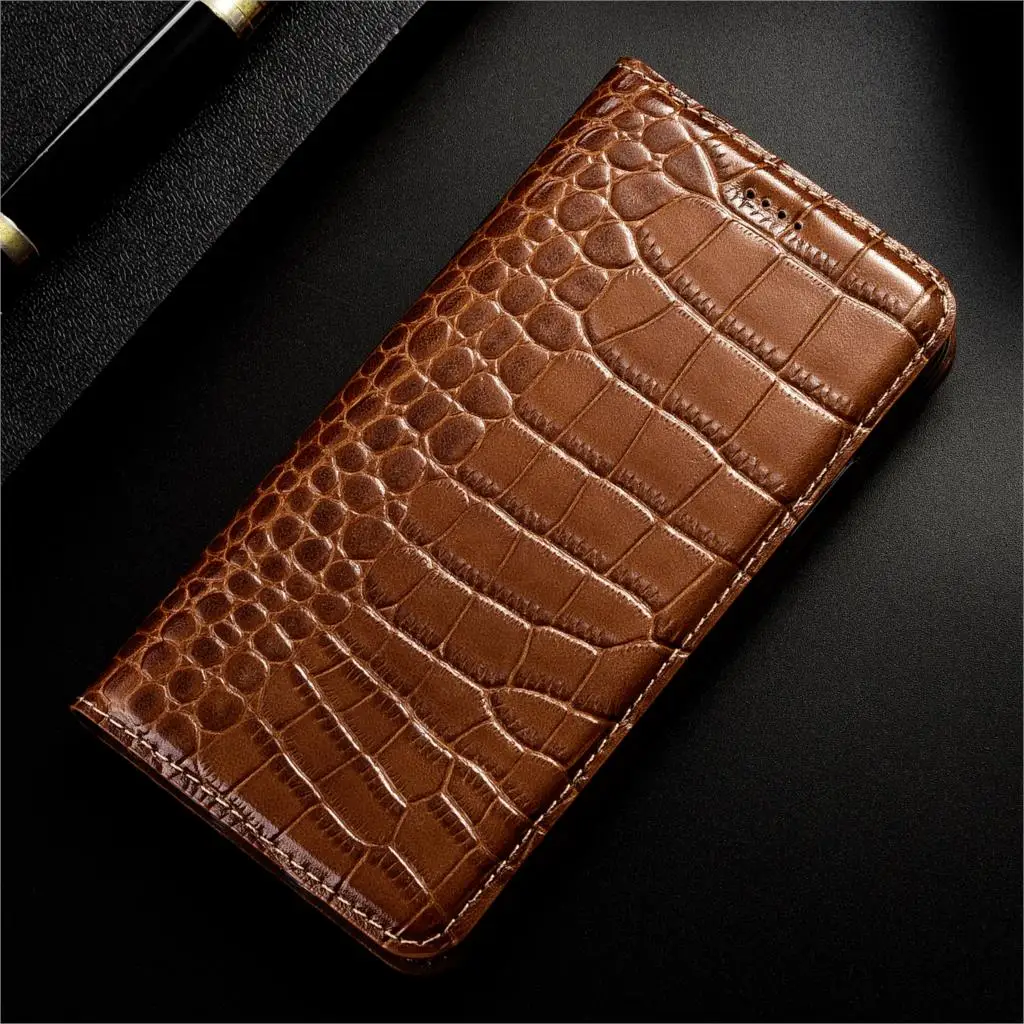 Genuine Leather For ASUS Zenfone 3 ZE520KL ZE552KL ZS570KL MAX ZC520TL Luxury Crocodile Flip Mobile Phone Cases | Мобильные телефоны