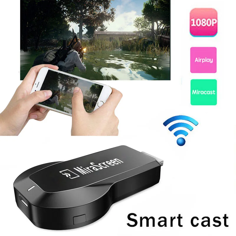 Screen Mirroring Wireless DLNA AirPlay HDTV Stick Display Dongle Receiver Adapter IOS Android Phone To HDMI-compatible