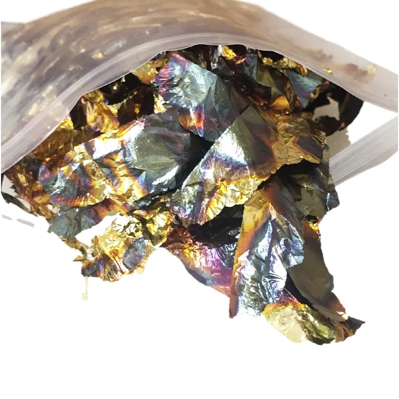 200x Imitation Gold Leaf Transfer Leaf Foil Gilding Crafting DIY Arts Crafts 