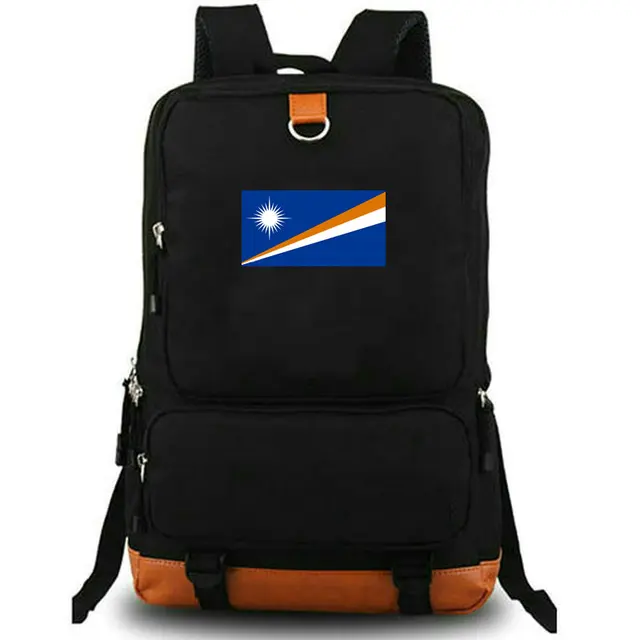 Marshall Island Backpack Majuro Flag Schoolbag MHL Country