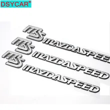 DSYCAR, 1 шт., 3D металлическая накладка на заднее крыло, эмблема на багажник, наклейка для MAZDA 3 6, декоративная наклейка для автомобиля