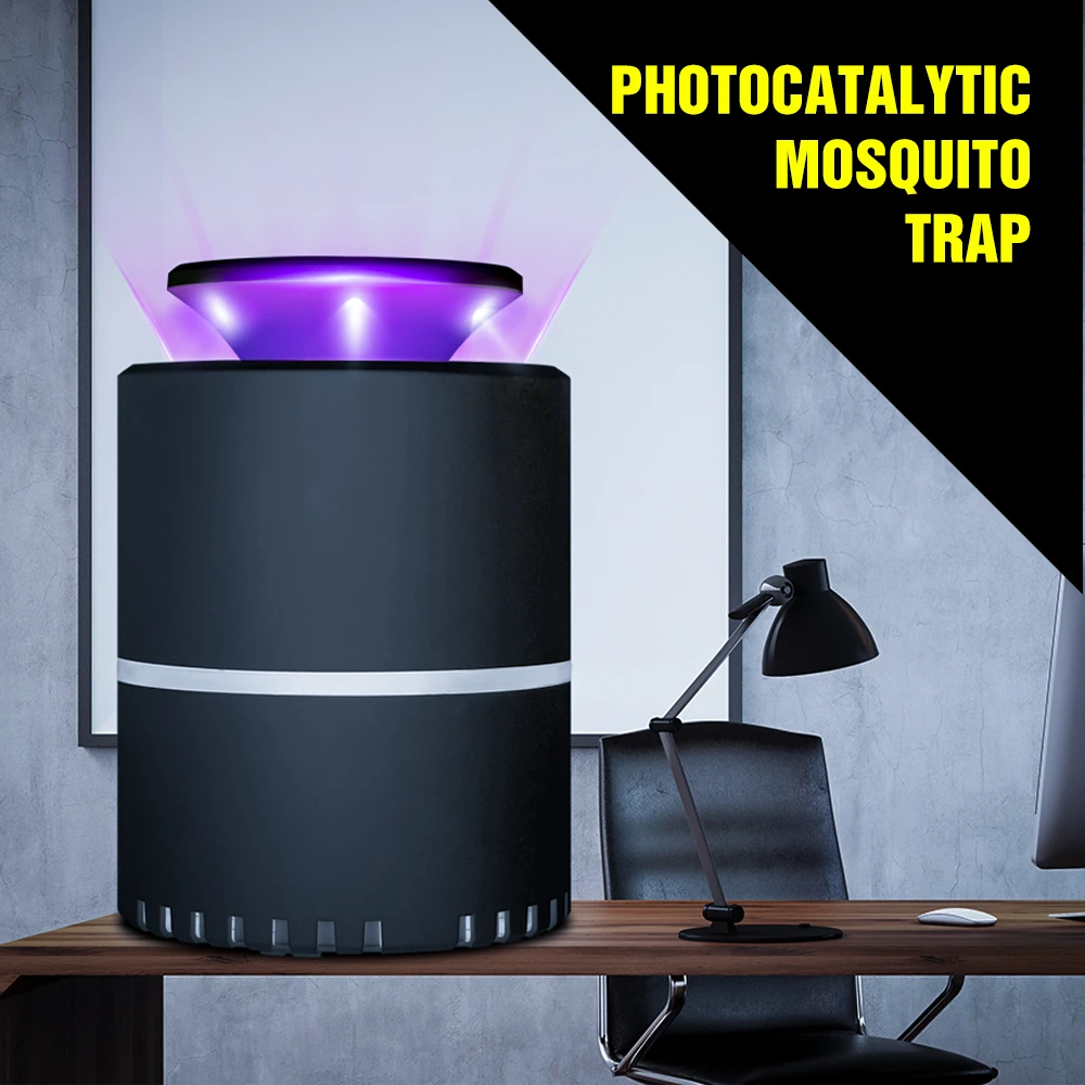 

USB 5V Anti Mosquito Killer Electric Insect Repellent Fly Killer Lamp LED Light Photocatalysis Mute LED Bug Zapper Lamp For Home