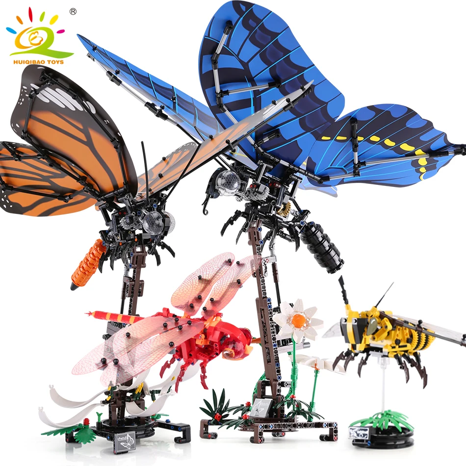 Simulated Insect Bee Wrap Butterfly Dragonfly Building Blocks Technic Animals Simulated Insect Bee Wrap Butterfly Dragonfly Building Blocks Technic Animals