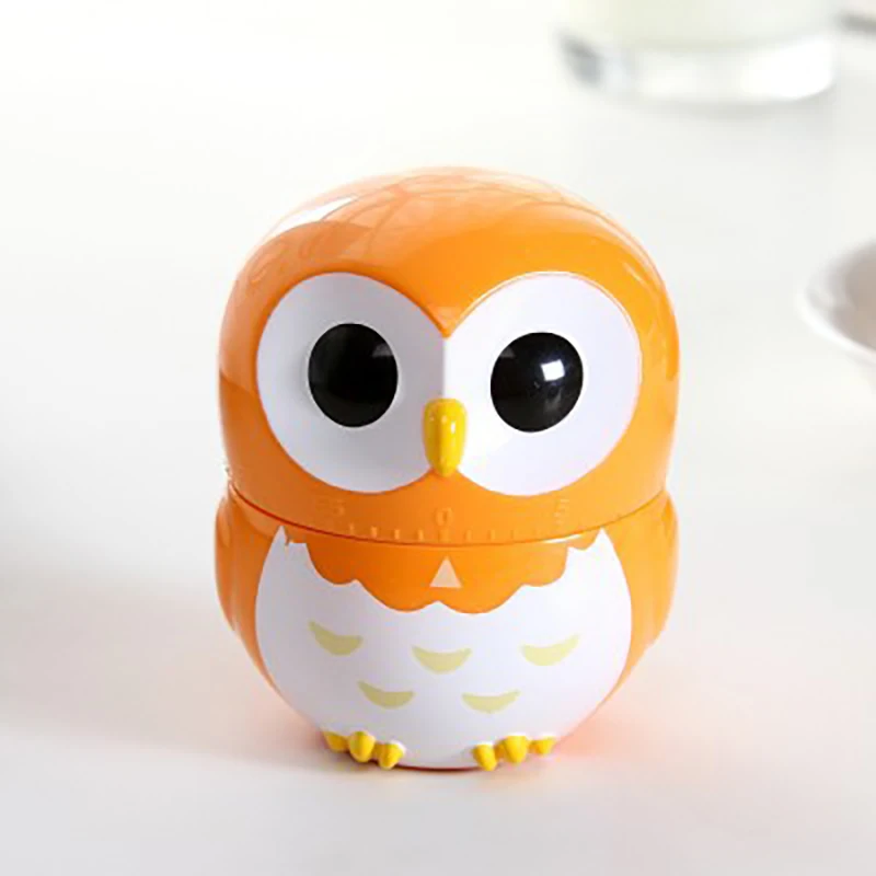 Mechanical Rotating Egg Timer 0-60 Minutes - Cute Eagle Design, No Batteries Needed For Kitchen & Classroom