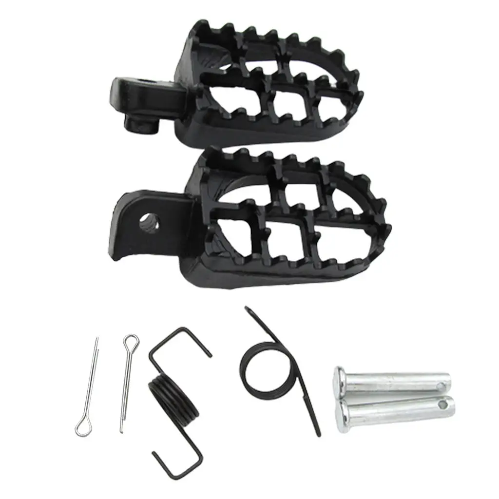 2PCS Foot Pegs Footrests L & R for Yamaha PW 50 80 TW200 PW50 PW80 50 70 110 125cc Motocross Dirt Bike