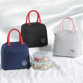 

Cartoon Waterproof Insulation Lunch Box Portable Insulation Bag Large Capacity Outing Bento Storage Picnic Bag Multi-Function