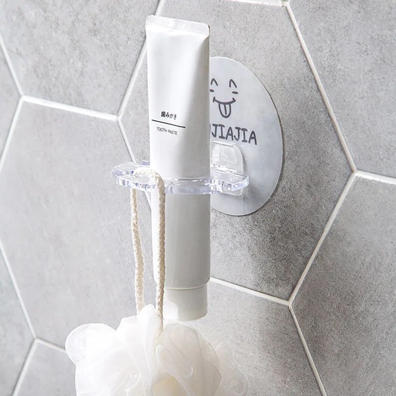 Toothpaste-Tooth-Brush-Holder Receive-Frame Hanging-Appliance Avoid-Holing That Wash-Gargle