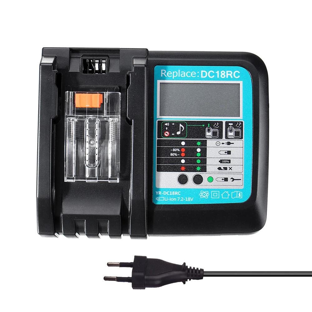14,4 V 18V 3A зарядный ток замена зарядное устройство для Makita - Цвет: EU Plug