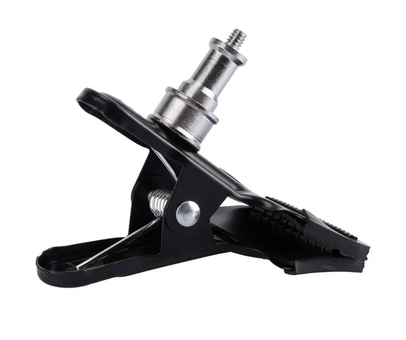 Photo Studio Background Clip Backdrop Clamp with Spigot for Light stands Studio Backdrop Photography Accessories (2)