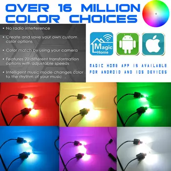 

2pcs 60W 1500LM Bulb 20 Different Options With Adjustable Speeds For BMW Car Reverse Light 3047 Led Reverse Light