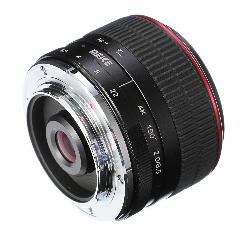 JINTU 6,5 мм F2.0-f22 супер широкоугольный объектив рыбий глаз MF для Canon EOS M-Mount беззеркальная M1 M2 M3 M5 M6 M10 M50 M100 и т. Д. Камера