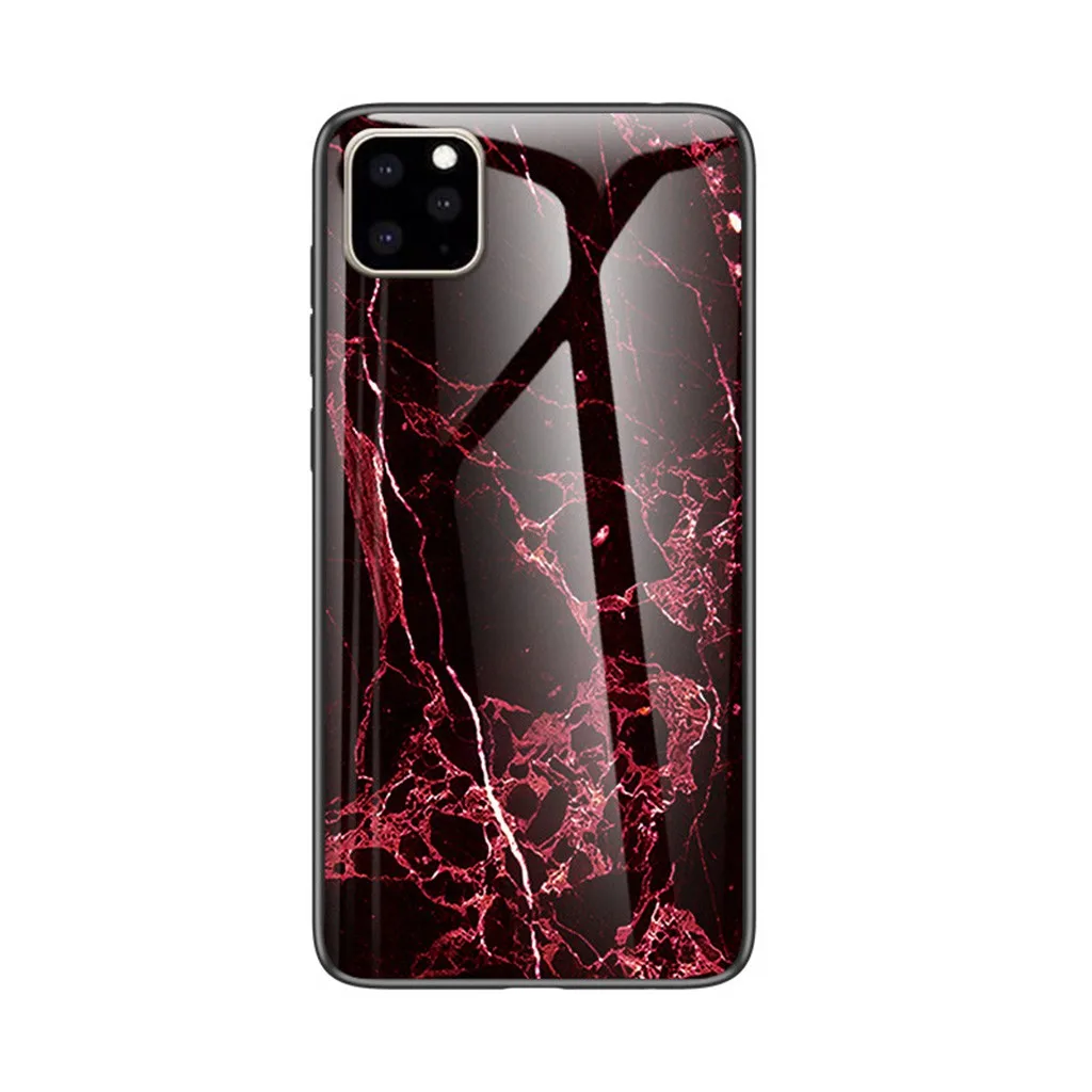 20# ТПУ мягкий резиновый чехол для IPhone 11Pro глянцевый Marbl-e чехол для IPhone 11Pro ультра тонкий задний бампер для телефона