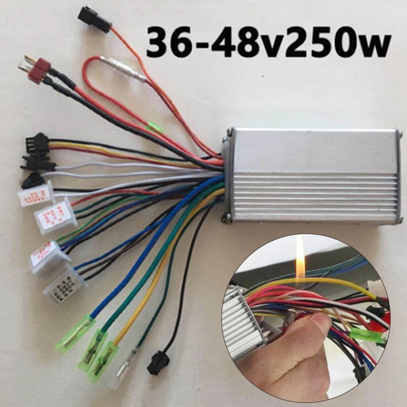 36/48V 500W электрический велосипед бесщеточный контроллер скорости двигателя постоянного тока 6 трубка