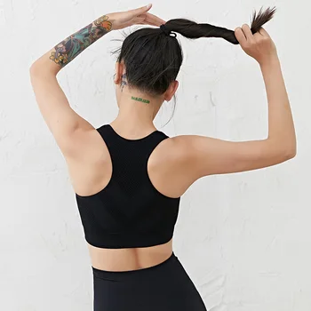 

New underwear women's no-ring running empty gathering shaping and body-building Gym Vest