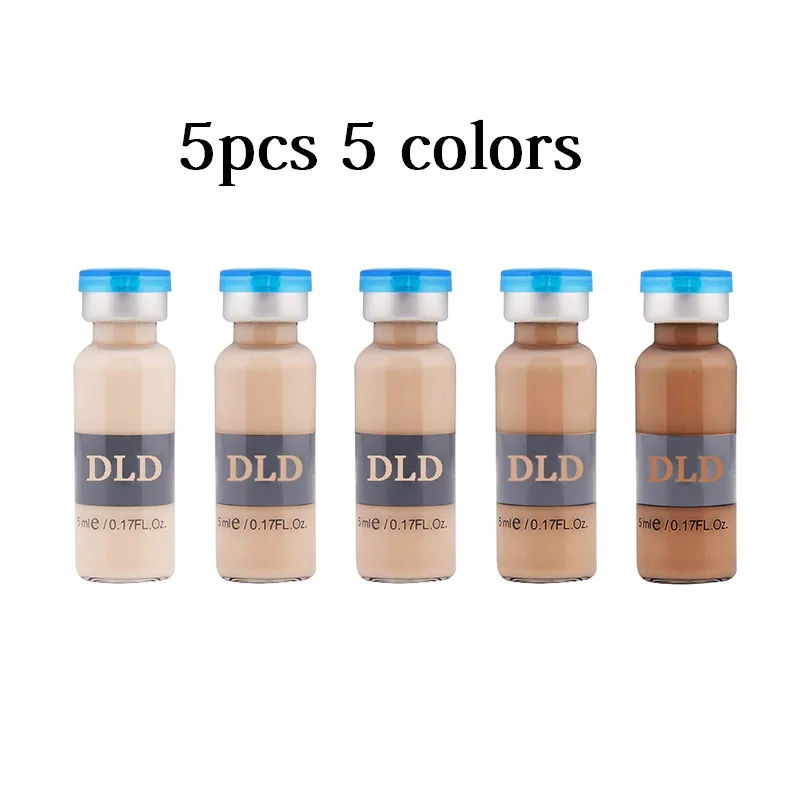 5pcs 5color mix 5/10 шт. bb крем мезо bb крем Сыворотки с 5 видов цветов Отбеливание Сыворотки для основа под макияж, чтобы украсить анти-старения кожи красота - Цвет: 5pcs 5color mix