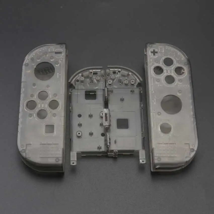 V YuXi прозрачный пластик для Joy-Con левый и правый L R корпус Оболочка Чехол Замена для kingd переключатель NS NX Joy Con контроллер - Цвет: V