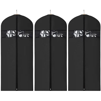 

Clothing Bag 60-Inch Suit Bag for Storage and Travel, Washable Suit Cover, for Dress, Suit, Coat, Three-Piece Suit