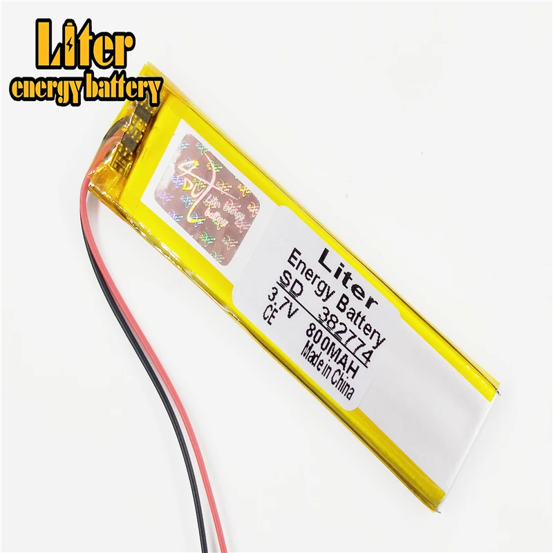 3 7 v литиевая Shinco X6 382774 800mah MP3 MP4 MP5 ручка для камеры | Электроника