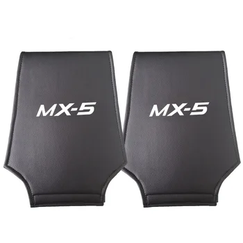 

Car Seat Headrest Covers FOR Mazda MX-5 MX5 Pu Leather Car Pillows Covers Auto Interior Accessories
