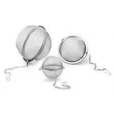 1 шт. ситечко для заварки чая из нержавеющей стали с запирающимся шаром для специй сетчатые фильтры для заварки чая кухонные инструменты