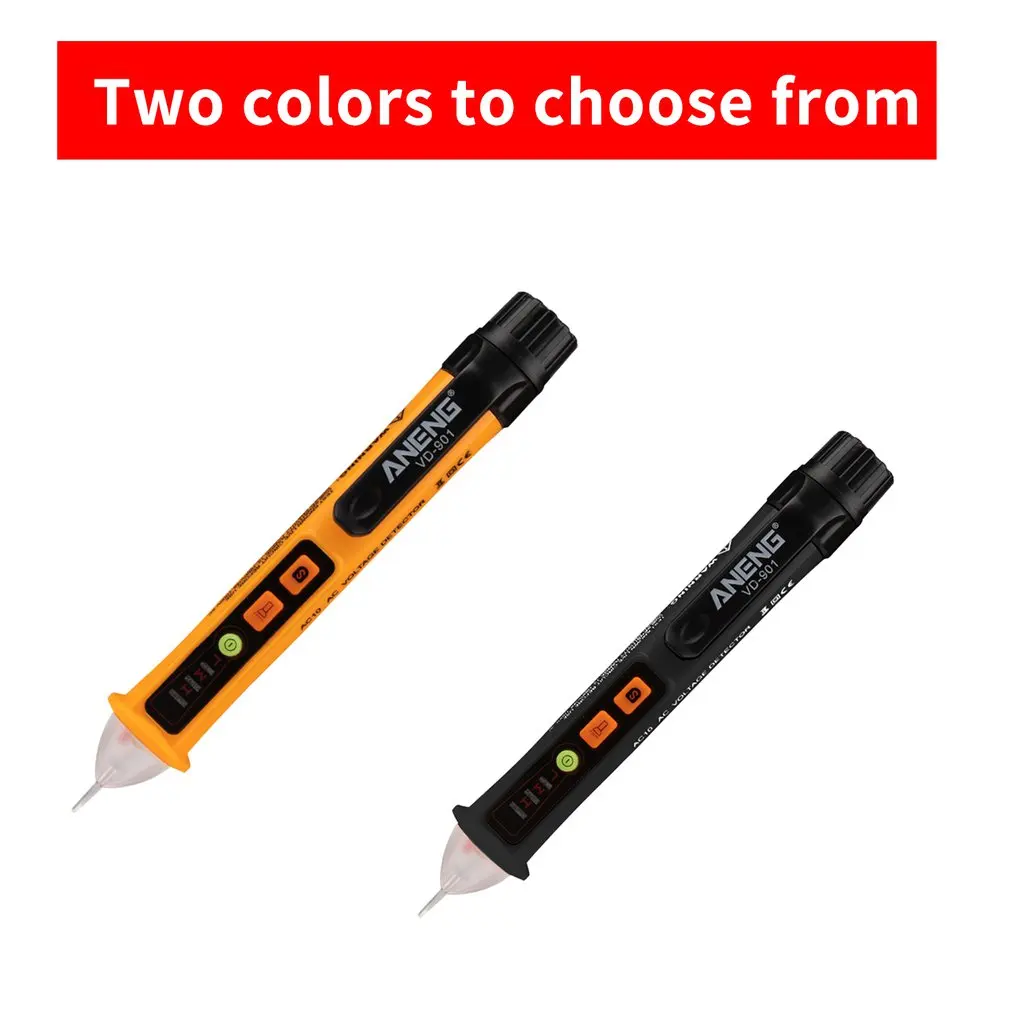 

ANENG Non-Contact Electric Voltage Power Tester Pen Pencil With LED Light Detector Sensor Voltage Electric Detectors Tester