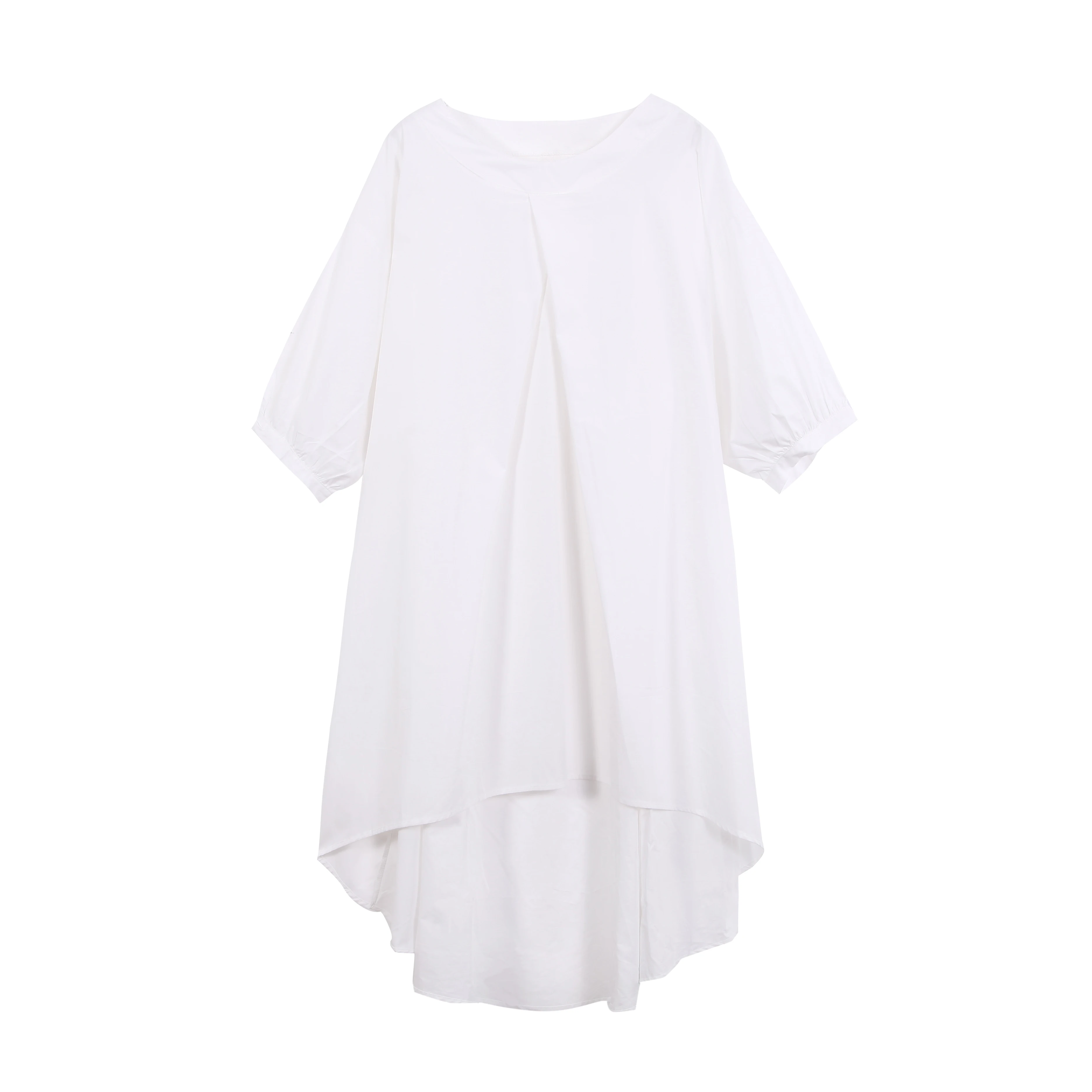 Под заказ Плюс Размер S~ 5XL! Новая мужская и женская одежда модная передняя короткая задняя длинная свободная рубашка с коротким рукавом