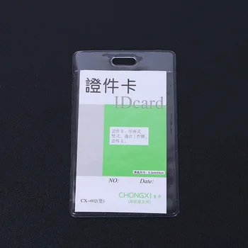 

3PCS Transparent Card Holder Business Credit Card Protective Bag Storage Bag Card Holder Bag Presentation Binder Folder