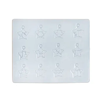 

1PCS Crystal Epoxy Twelve Constellation Silicone Mold for Jewelry Pendant Resin Silicone Mould Handmade DIY Jewelry Making