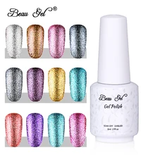 Beau Гель Супер Bling Звездный Платиновый Гель-лак для ногтей 8 мл 3D Блестящий Гель-лак для Ногтей Сияющий УФ светодиодный Гель-лак