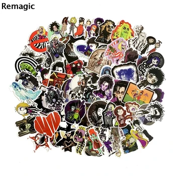 

12sets Tim Burton 61pcs/set Movie Sticker pack anime vintage paster scrapbooking diy phone laptop collections home decorations