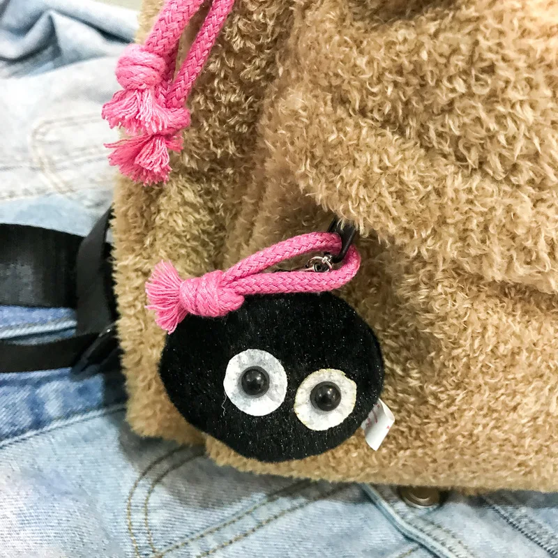 

Backpack Women's 2018 Autumn And Winter New Style Sesame Street Cute Cocoa Superman Backpack Red Nose Clown Plush School Bag