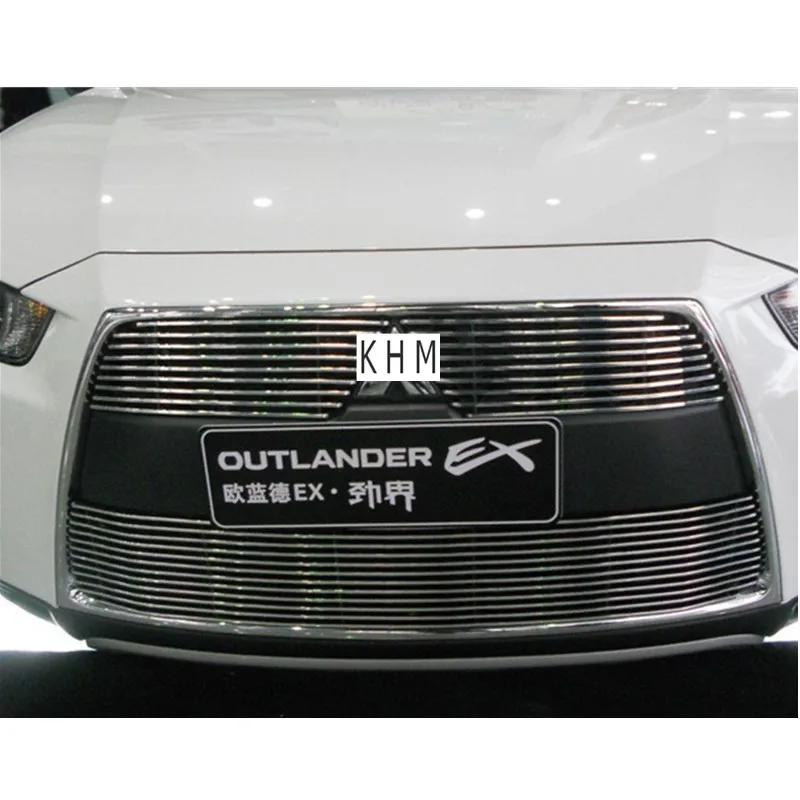 Передняя решетка из алюминиевого сплава для Mitsubishi Outlander 2009 2010 2011 2012|grill trim|front grill for