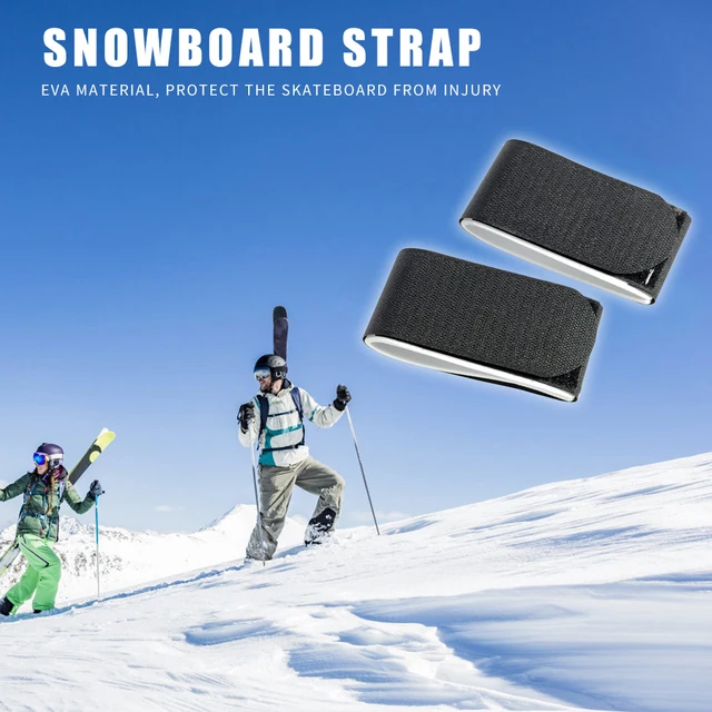 Boucle à crochet pour les cravates de ski imprimées sur mesure pour le ski  à liant en planche à neige Sangle de ski pour snowboard sangle de transport  - Chine Sangle de