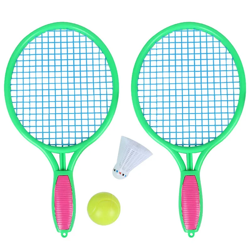 Пляжная Теннисная ракетка для занятий спортом на открытом воздухе, теннисная ракетка с мячом для бадминтона